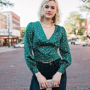 NWT 😍 Willow and Root (Buckle) leopard top